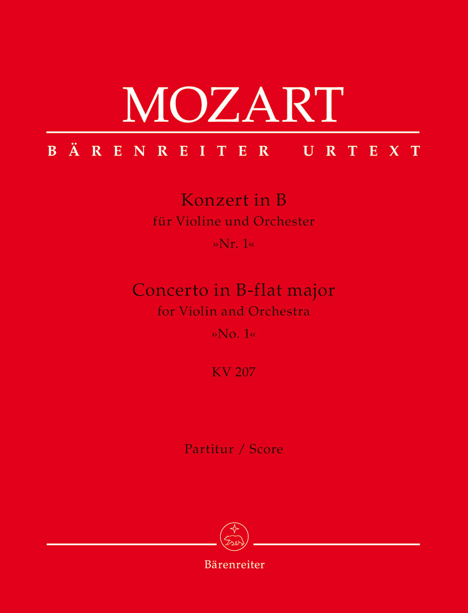 Mozart: Violin Concerto No. 1 in B-flat Major, K. 207