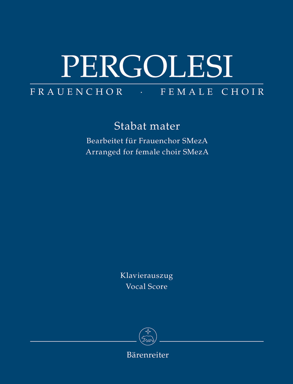 Pergolesi: Stabat mater (arr. for female choir)