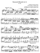 Mozart: Concert Rondo in A Major, K. 386 (arr. for solo piano)