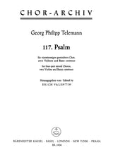 Telemann: Psalm 117 - Laudate Jehovam