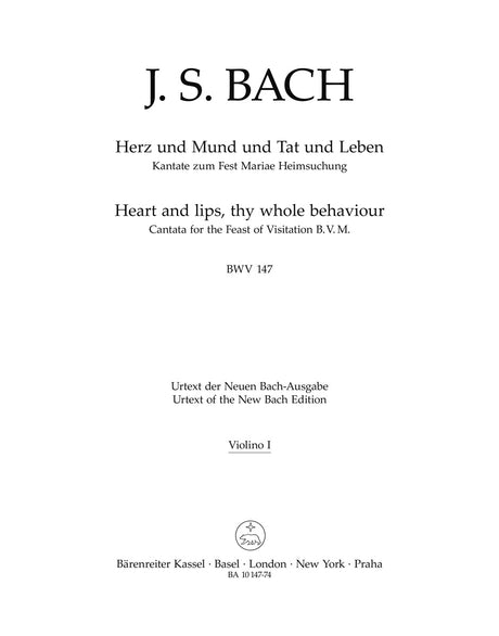 Bach: Herz und Mund und Tat und Leben, BWV 147