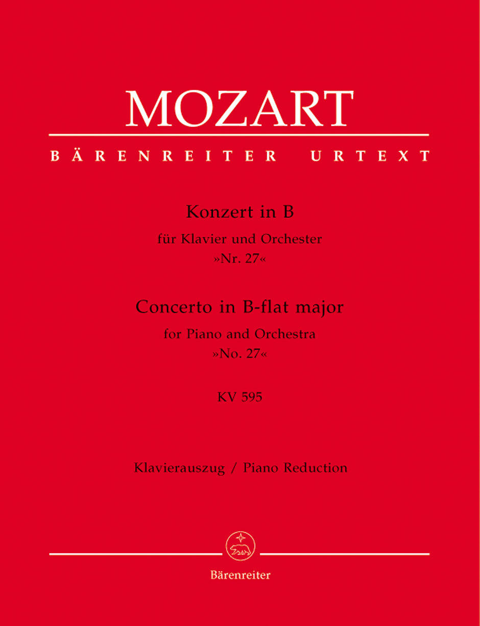 Mozart: Piano Concerto No. 27 in B-flat Major, K. 595