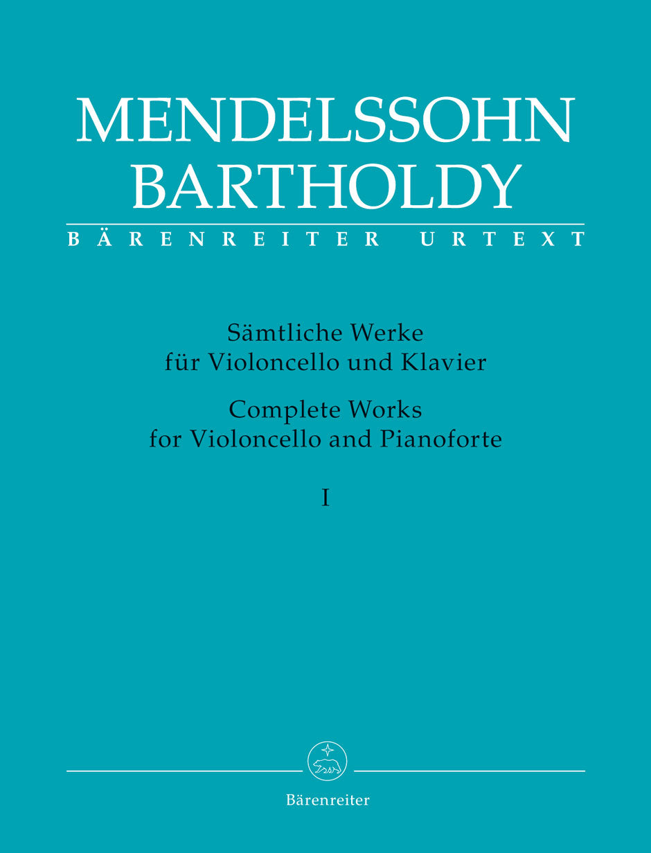 Mendelssohn: Complete Works for Cello & Piano - Volume 1