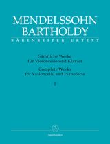 Mendelssohn: Complete Works for Cello & Piano - Volume 1