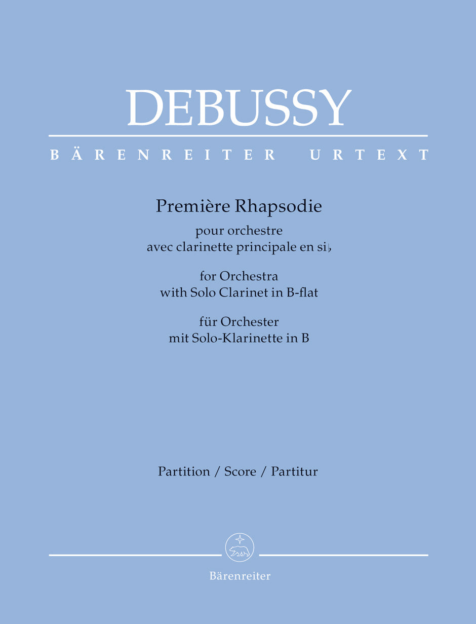 Debussy: Première Rhapsodie