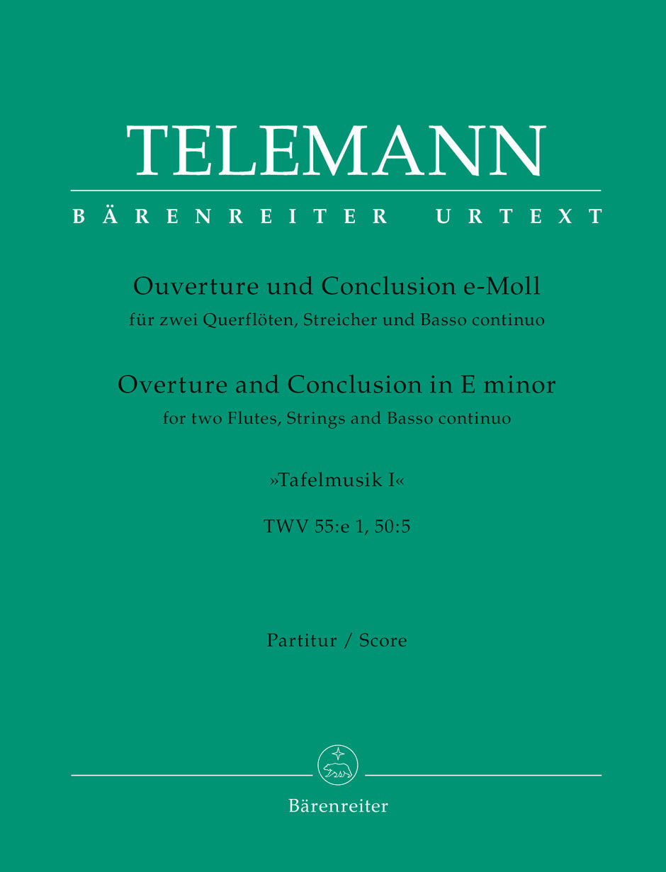 Telemann: Overture Suite and Conclusion in E Minor TWV 55:e1 & 50:5