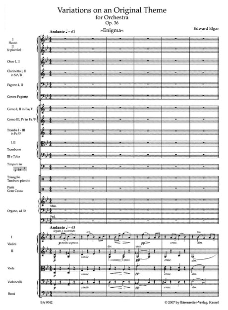 Elgar: Variations on an Original Theme, Op. 36