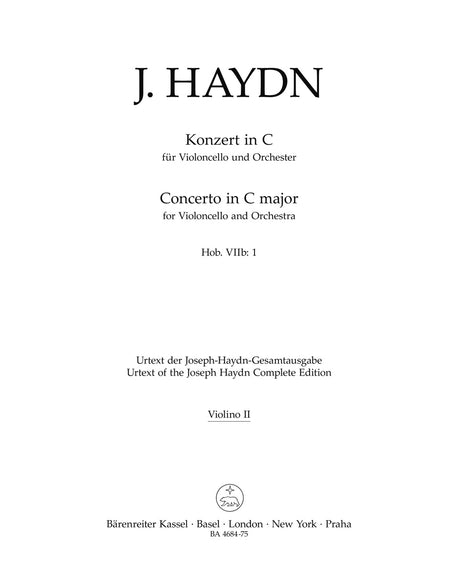 Haydn: Cello Concerto in C Major, Hob. VIIb:1