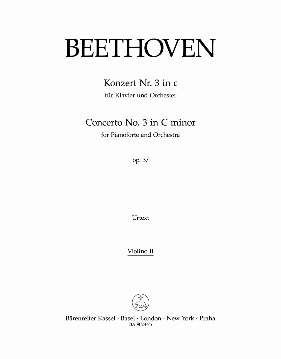 Beethoven: Piano Concerto No. 3 in C Minor, Op. 37