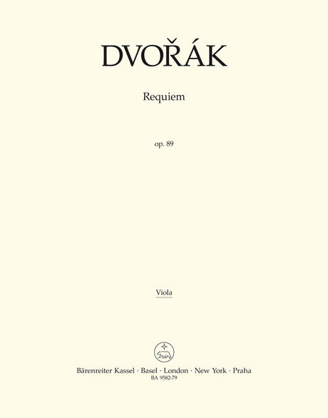 Dvořák: Requiem, Op. 89