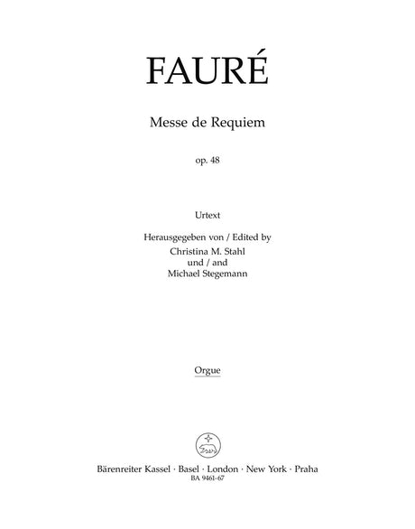 Fauré: Requiem, Op. 48