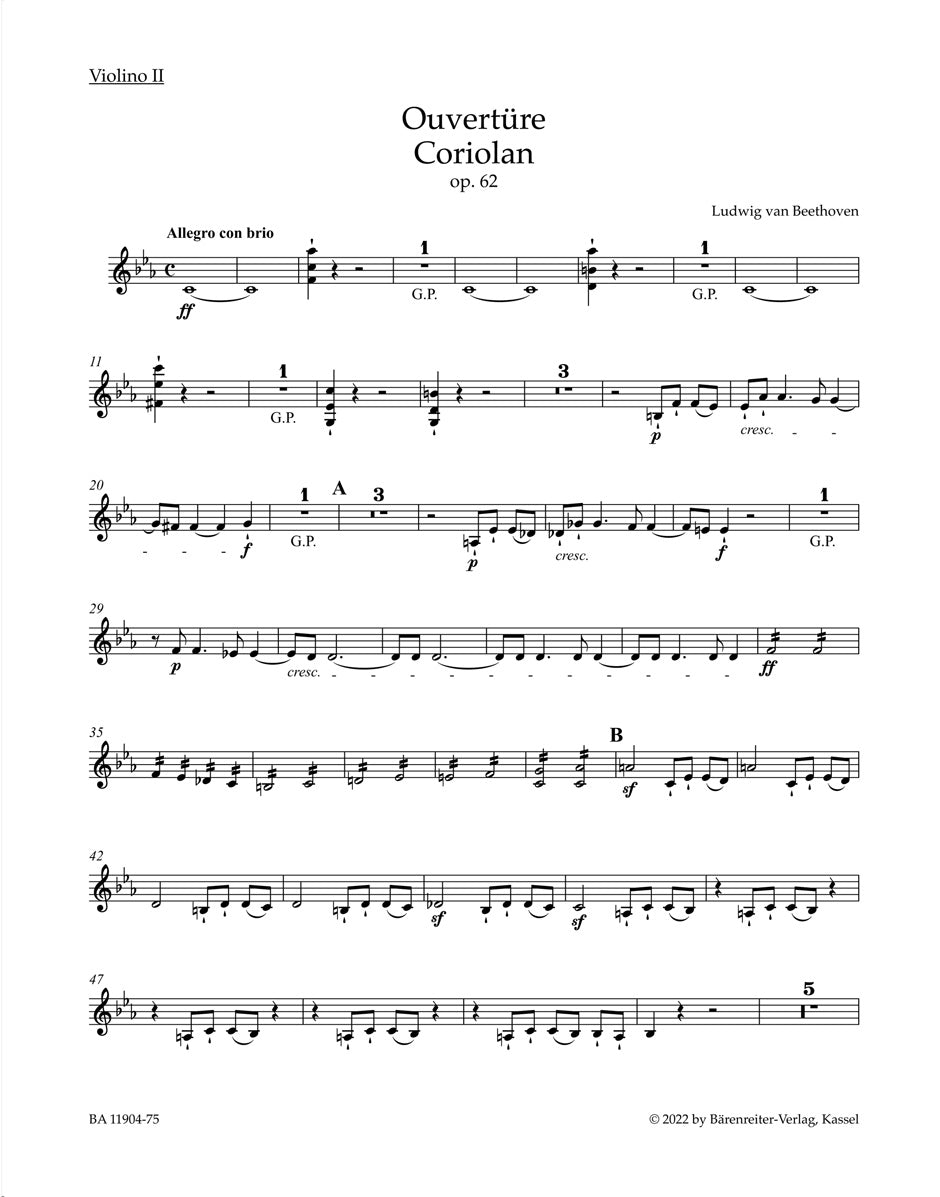 Beethoven: Coriolan Overture, Op. 62