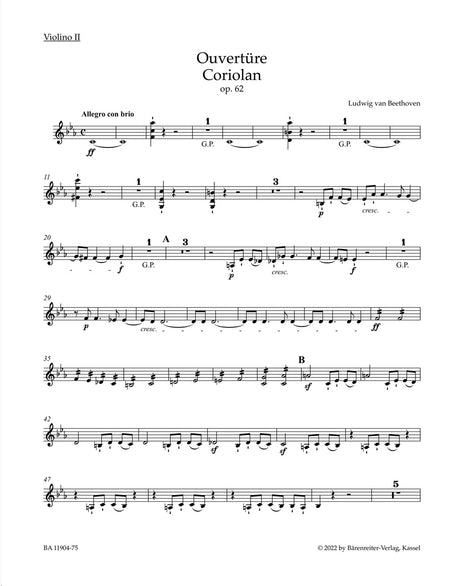 Beethoven: Coriolan Overture, Op. 62