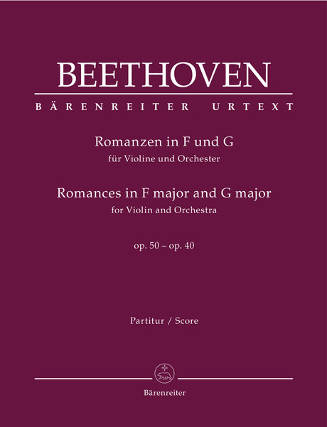 Beethoven: Romances in G Major, Op. 40 & F Major, Op. 50