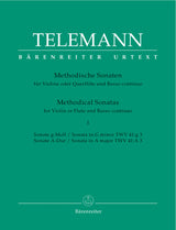 Telemann: Methodical Sonatas - Volume 1 (TWV 41:g3 and 41:A3)