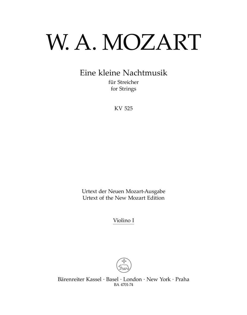 Mozart: Eine kleine Nachtmusik for Strings, K. 525