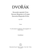 Dvořák: Slavonic Rhapsody in D Major, Op. 45, No. 1