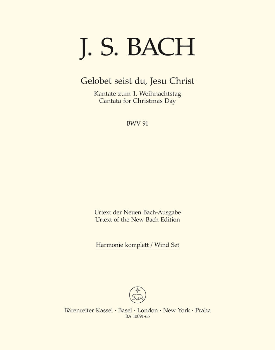 Bach: Gelobet seist du, Jesu Christ, BWV 91