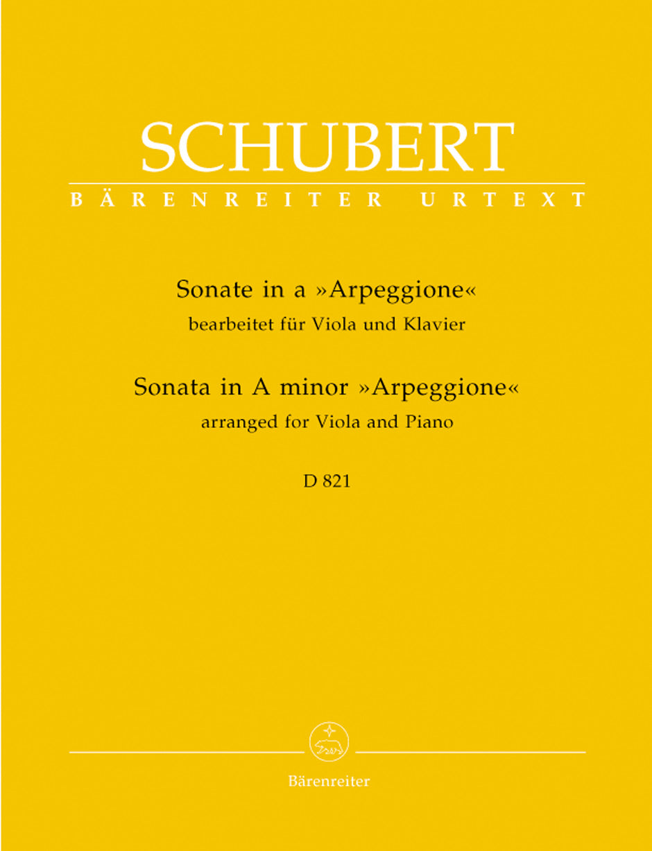 Schubert: Arpeggione Sonata, D 821 (arr. for viola)