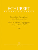 Schubert: Arpeggione Sonata, D 821 (arr. for viola)