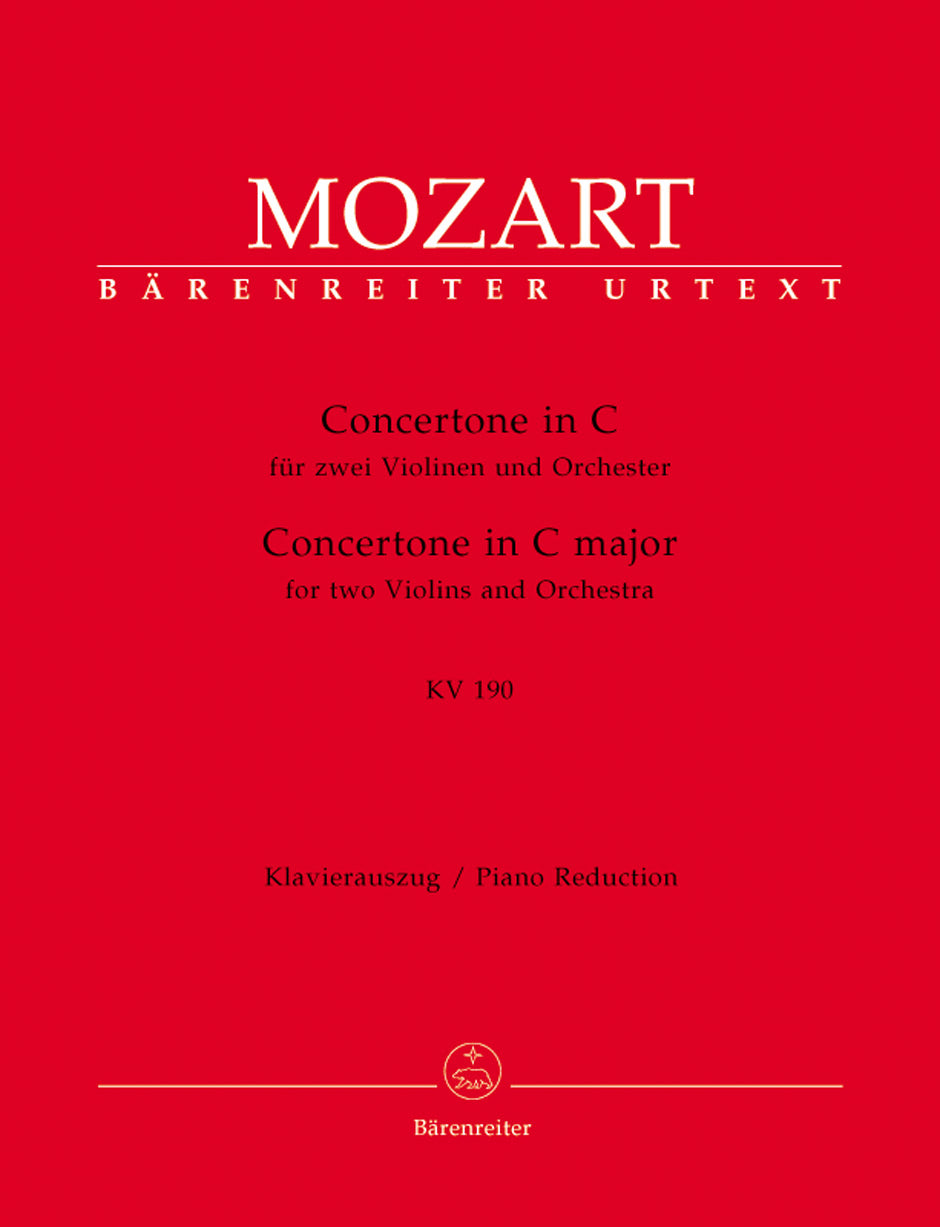 Mozart: Concertone for 2 Violins in C Major, K. 190 (186e)