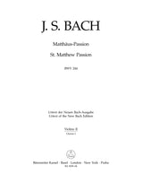 Bach: St. Matthew Passion, BWV 244