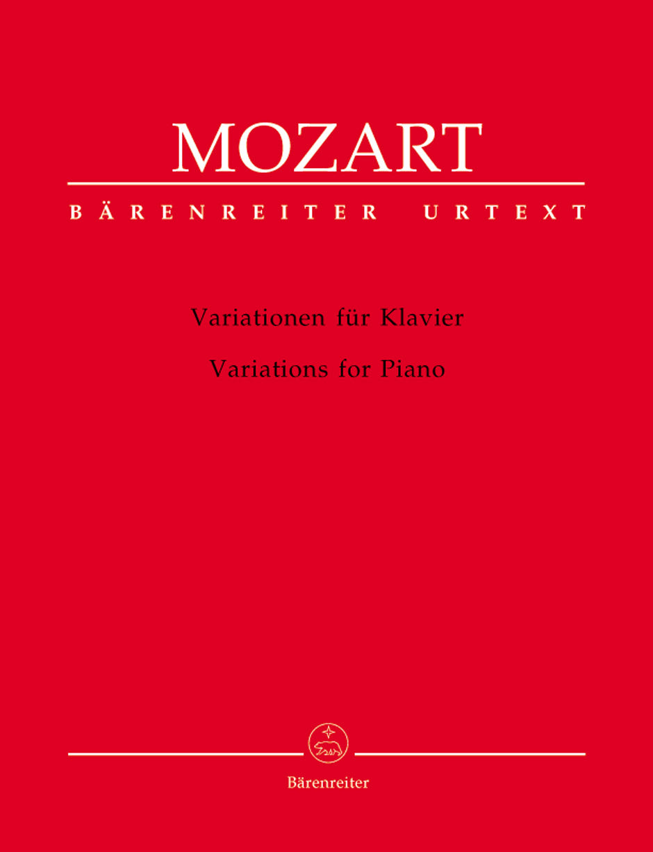 Mozart: Variations for Piano