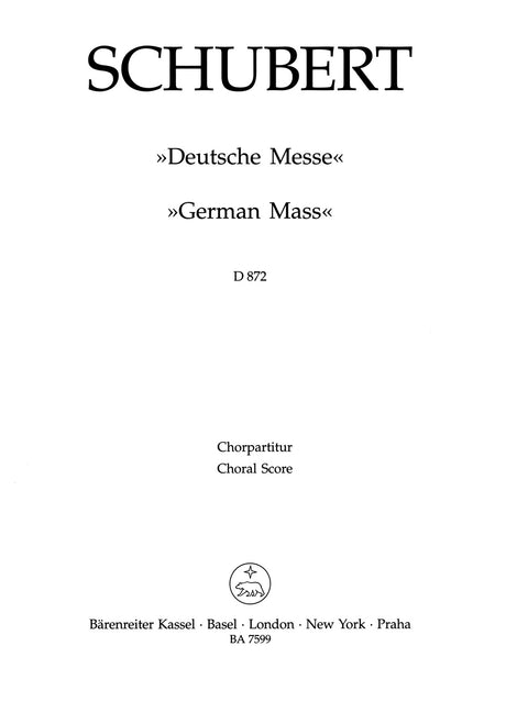 Schubert: German Mass, D 872