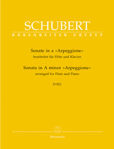 Schubert: Arpeggione Sonata, D 821 (arr. for flute)