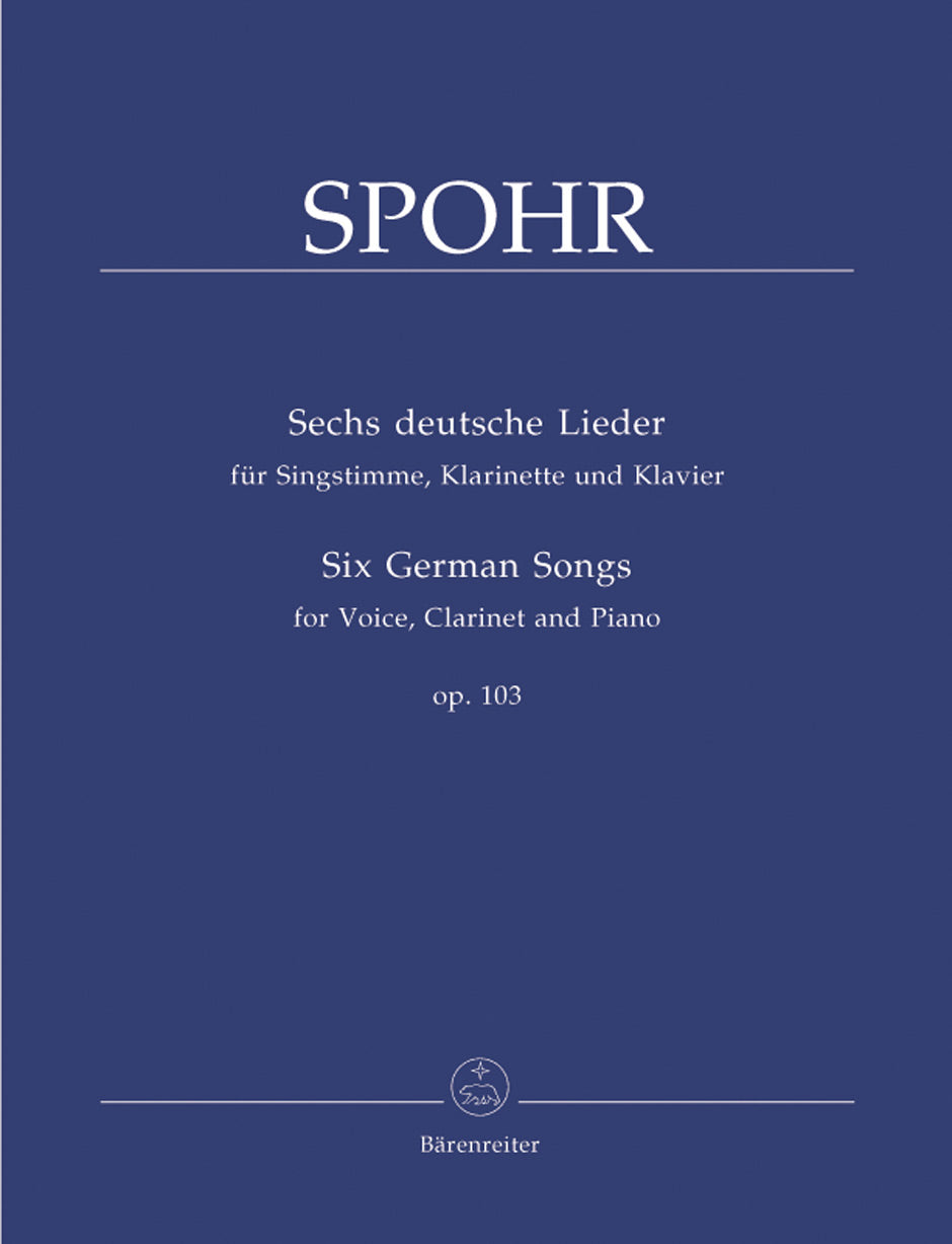 Spohr: 6 German Songs, Op. 103