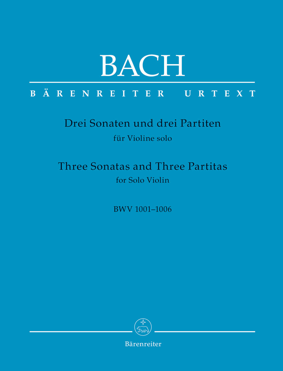 Bach: 6 Sonatas and Partitas for Solo Violin, BWV 1001-1006