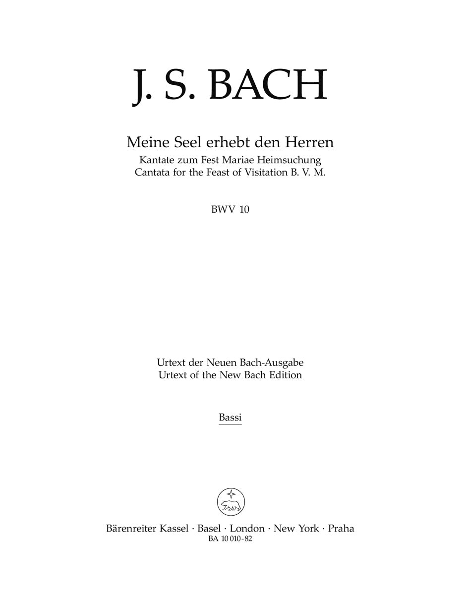 Bach: Meine Seel erhebt den Herren, BWV 10