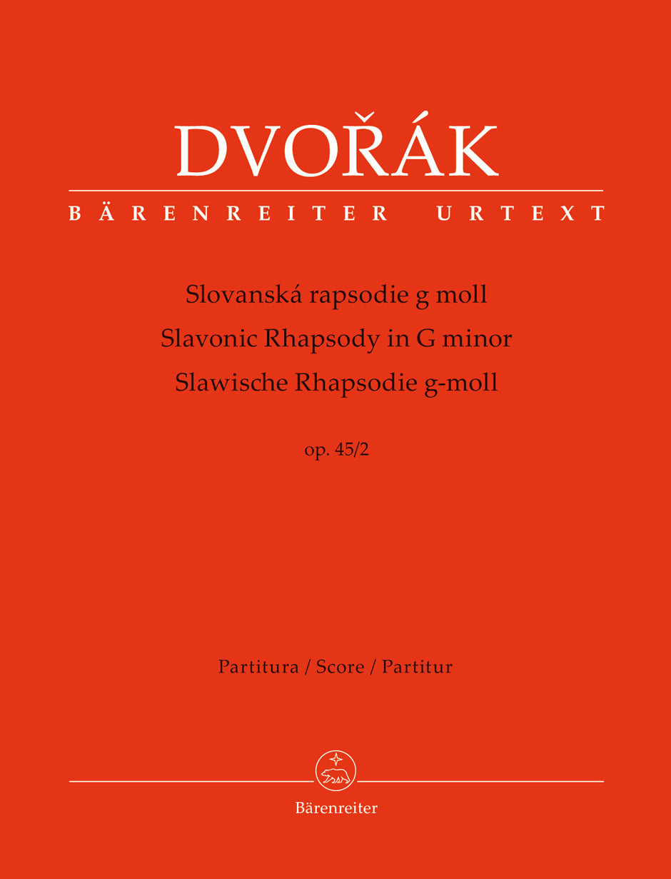 Dvořák: Slavonic Rhapsody in G Minor, B. 86, Op. 45, No. 2