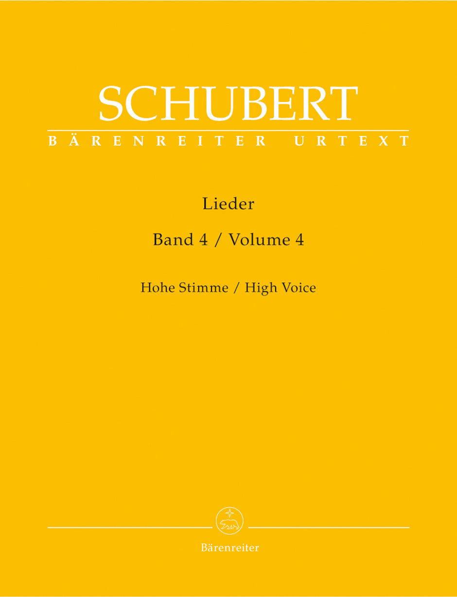 Schubert: Lieder - Volume 4