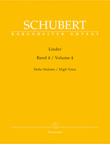 Schubert: Lieder - Volume 4