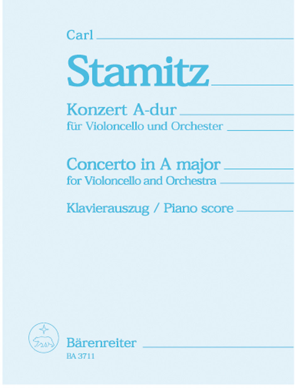 Stamitz: Cello Concerto No. 2 in A Major