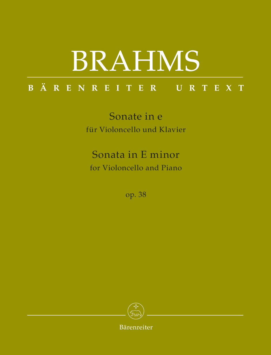 Brahms: Cello Sonata in E Minor, Op. 38