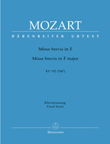 Mozart: Missa brevis in F Major, K. 192 (186f)