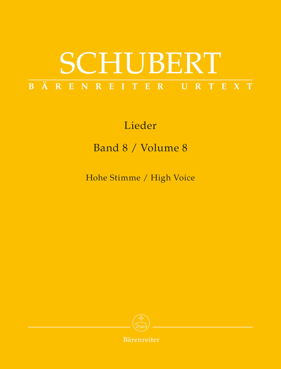 Schubert: Lieder - Volume 8