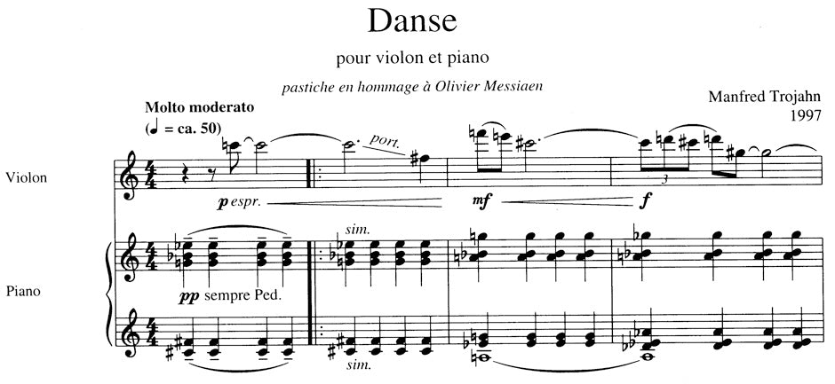 Trojahn: Danse