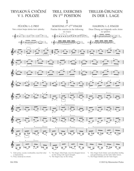 Ševčík: Trill Studies and Double-Stopping, Op. 7