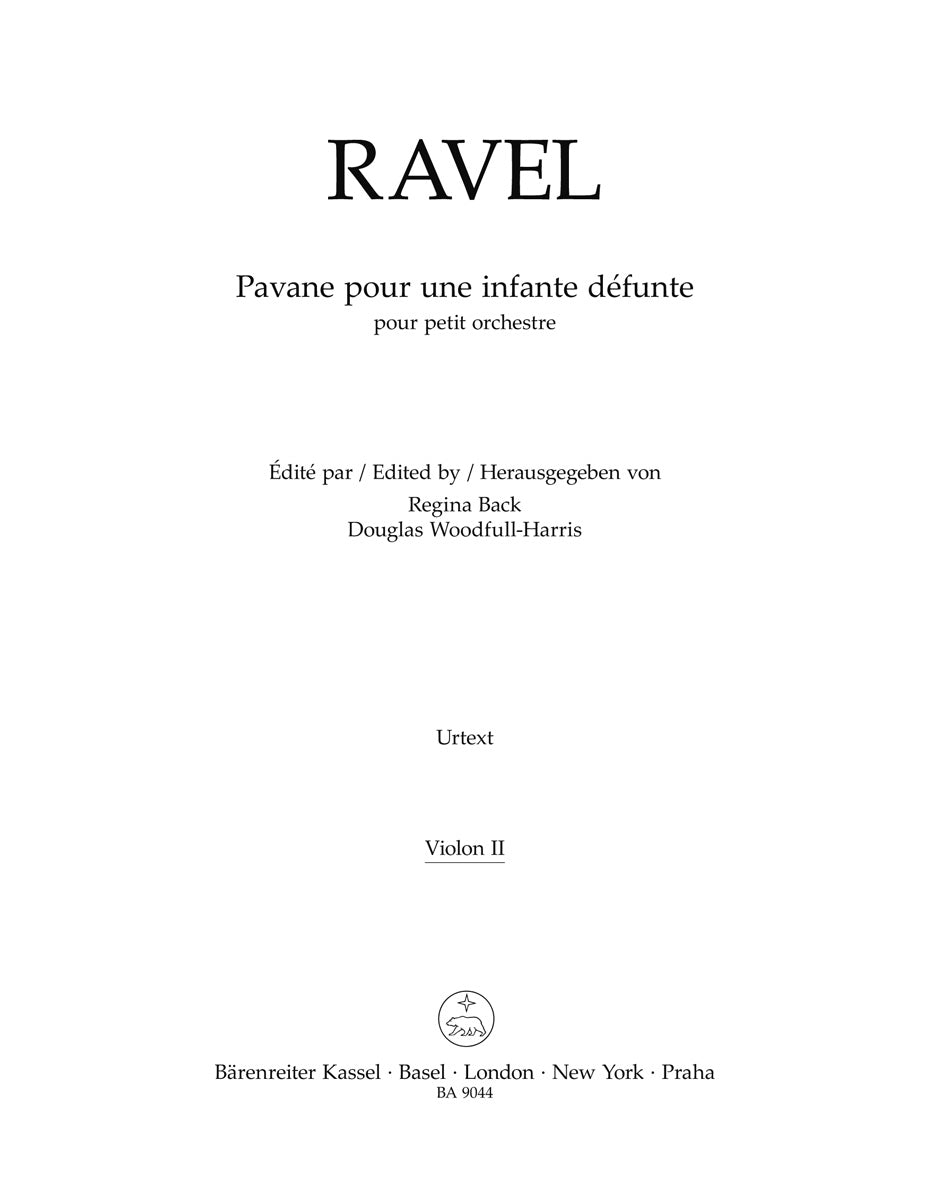 Ravel: Pavane for a Dead Princess (orchestral version)