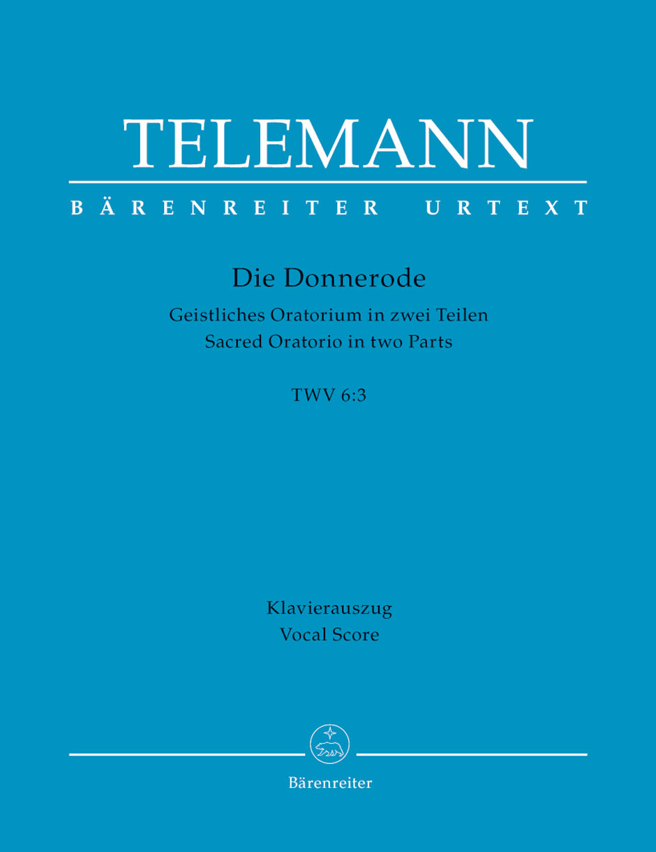 Telemann: Die Donnerode, TWV 6:3