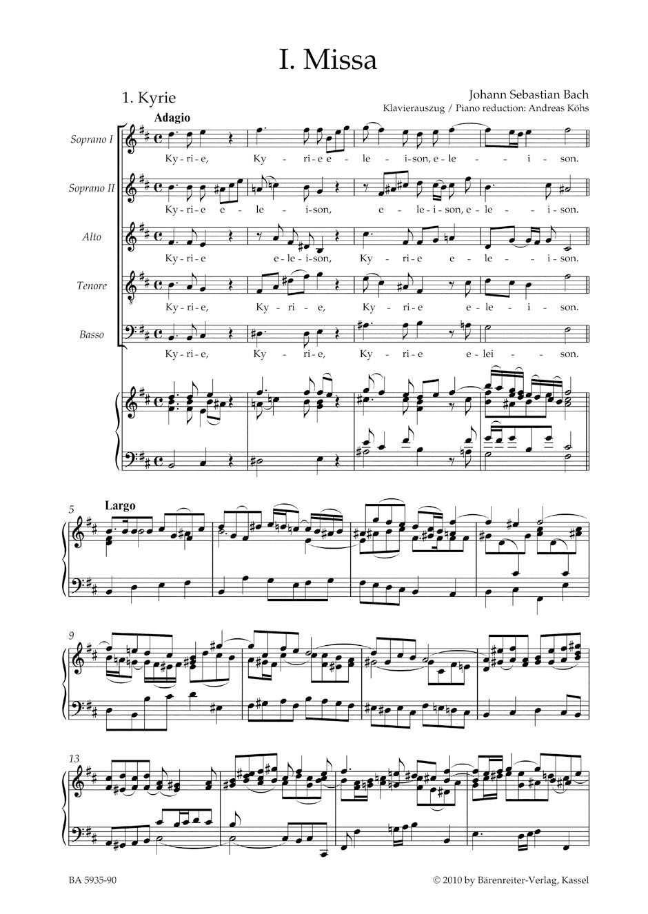 Bach: Mass in B Minor, BWV 232