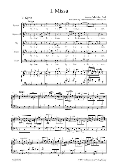 Bach: Mass in B Minor, BWV 232