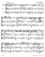 Beethoven: Variations on "Reich mir die Hand, mein Leben" (arr. for violin, viola & flute)