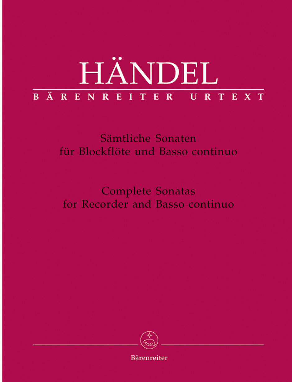 Handel: Complete Recorder Sonatas