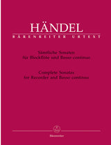 Handel: Complete Recorder Sonatas