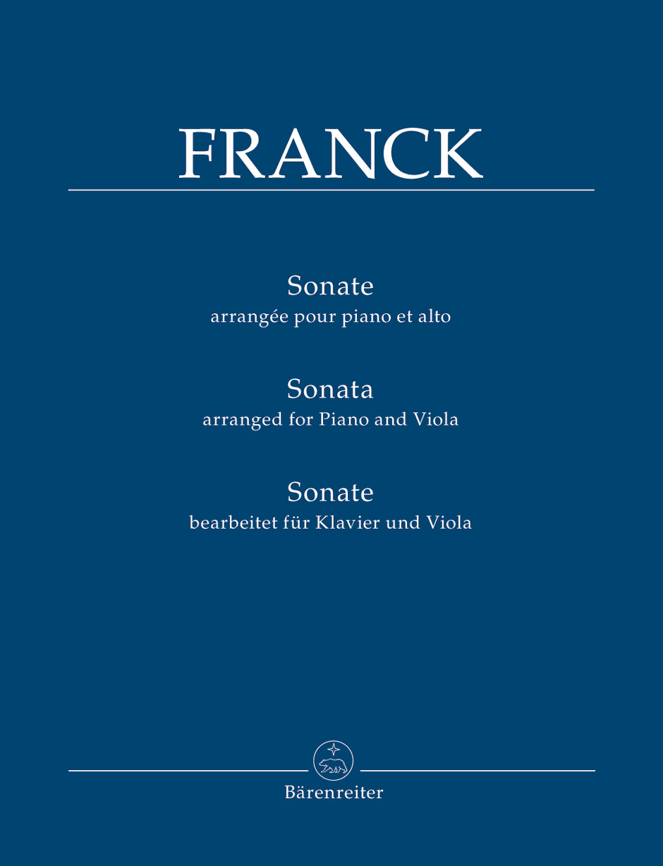 Franck: Violin Sonata (arr. for viola)