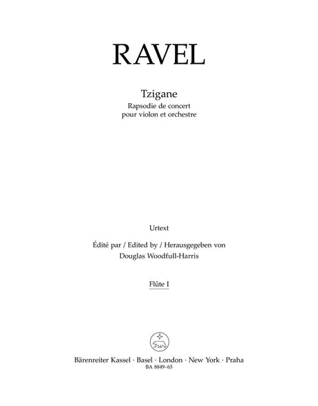 Ravel: Tzigane